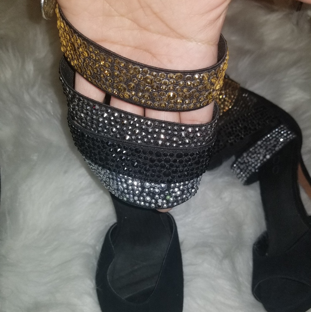 Aldo Rhinestone Heels - Picture 3 of 7